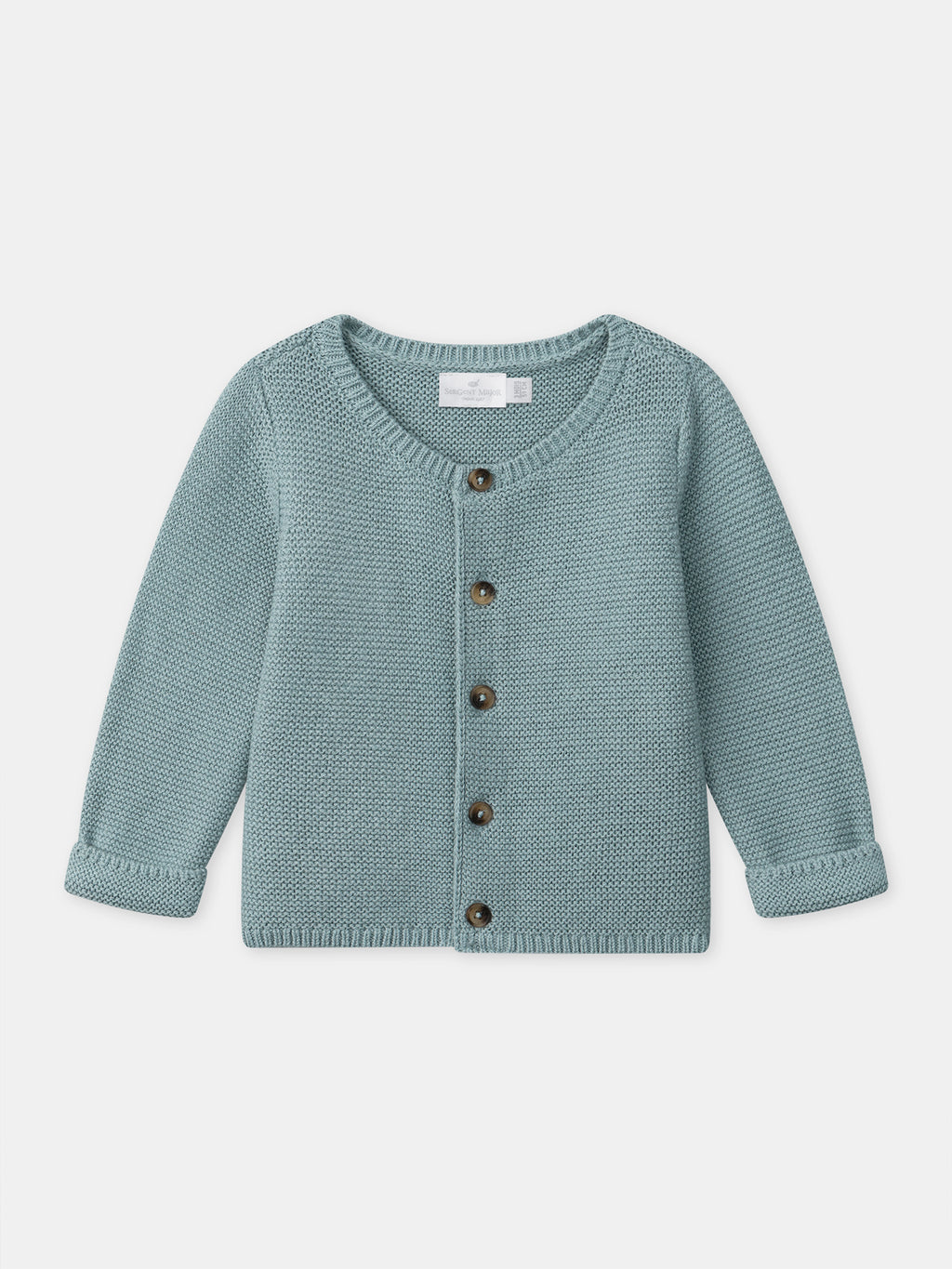Grey-blue cardigan — Newborn boy