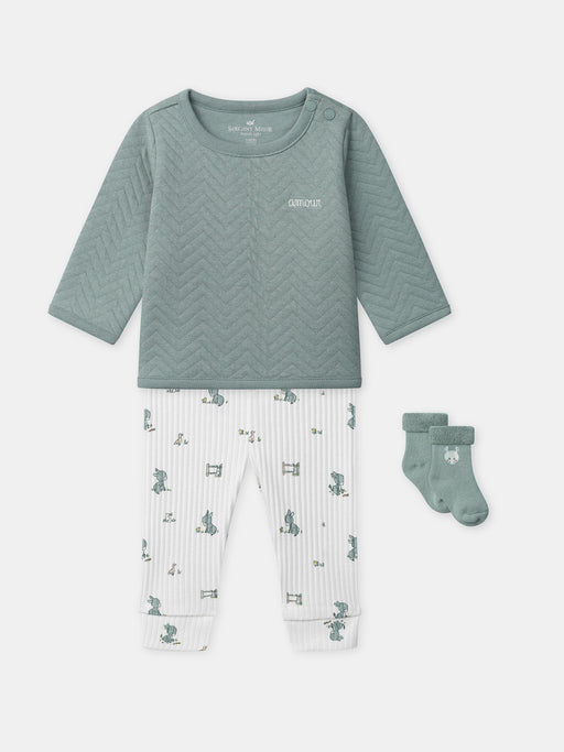 Grey-blue set — Newborn boy