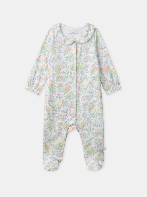 Floral print sleepsuit — Newborn girl