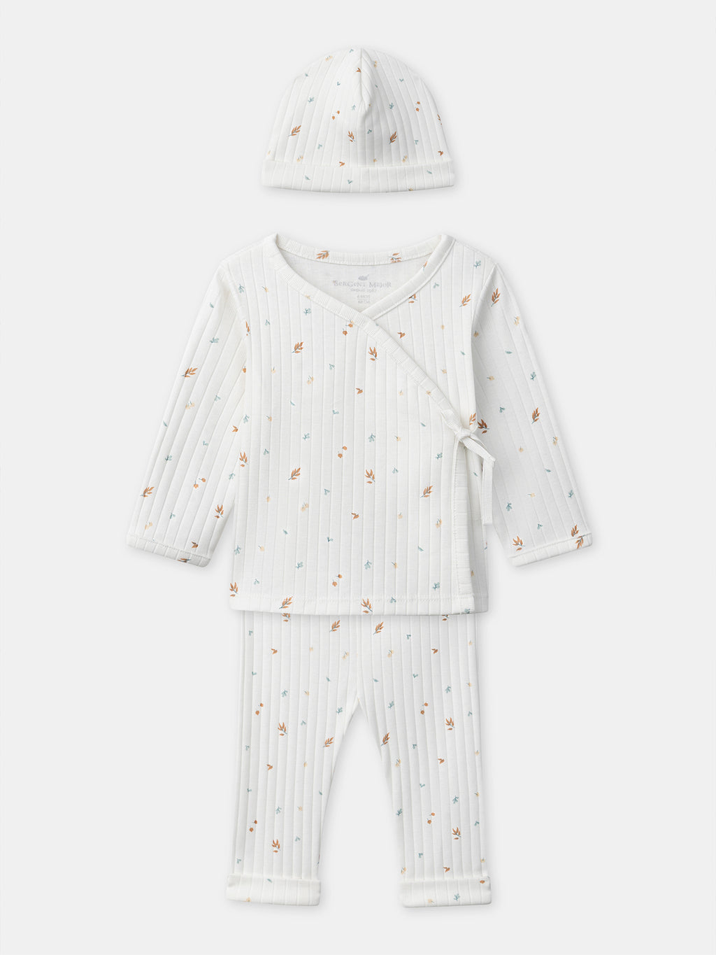 Ecru printed set — Newborn