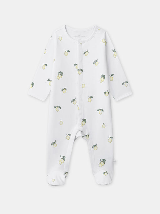Ecru printed sleepsuit — Newborn