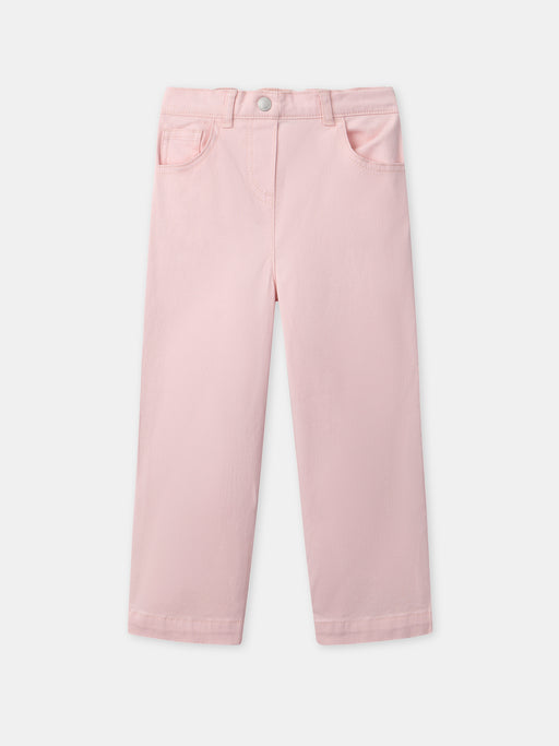 Pink wide-leg trousers — Girl