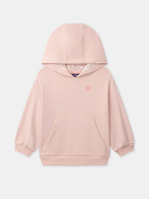 Pink hooded sweatshirt — Girl