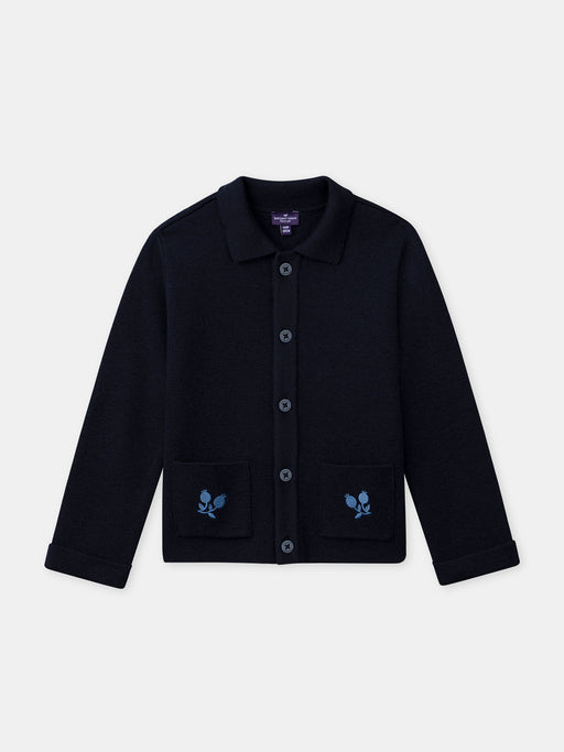 Navy cardigan — Girl
