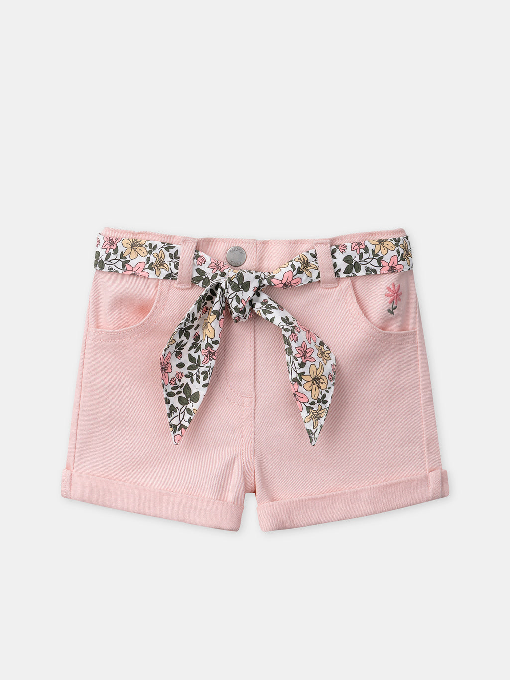 Pink shorts — Girl