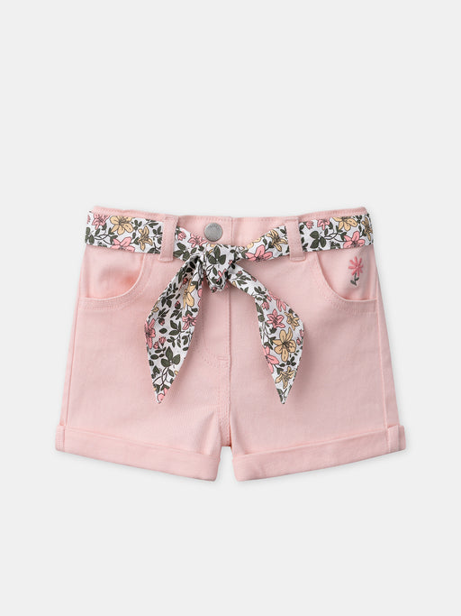 Pink shorts — Girl