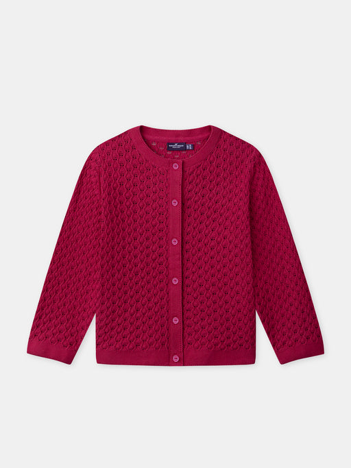 Fuchsia cardigan — Girl
