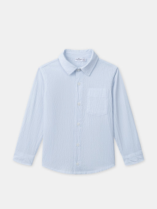 Blue striped shirt — Boy