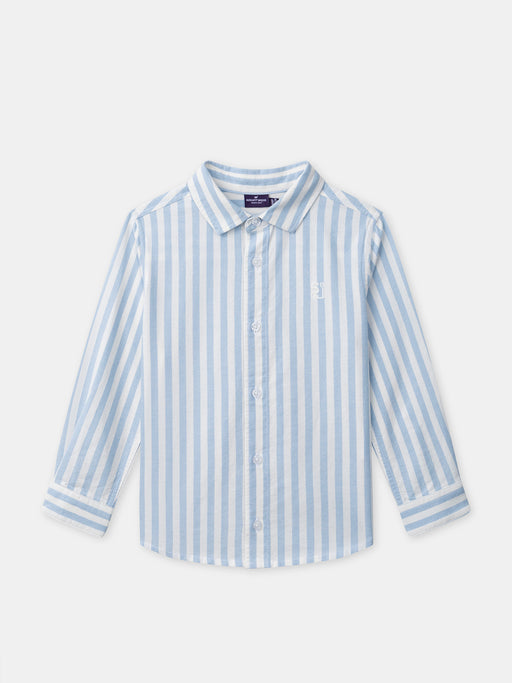 Blue striped shirt — Boy