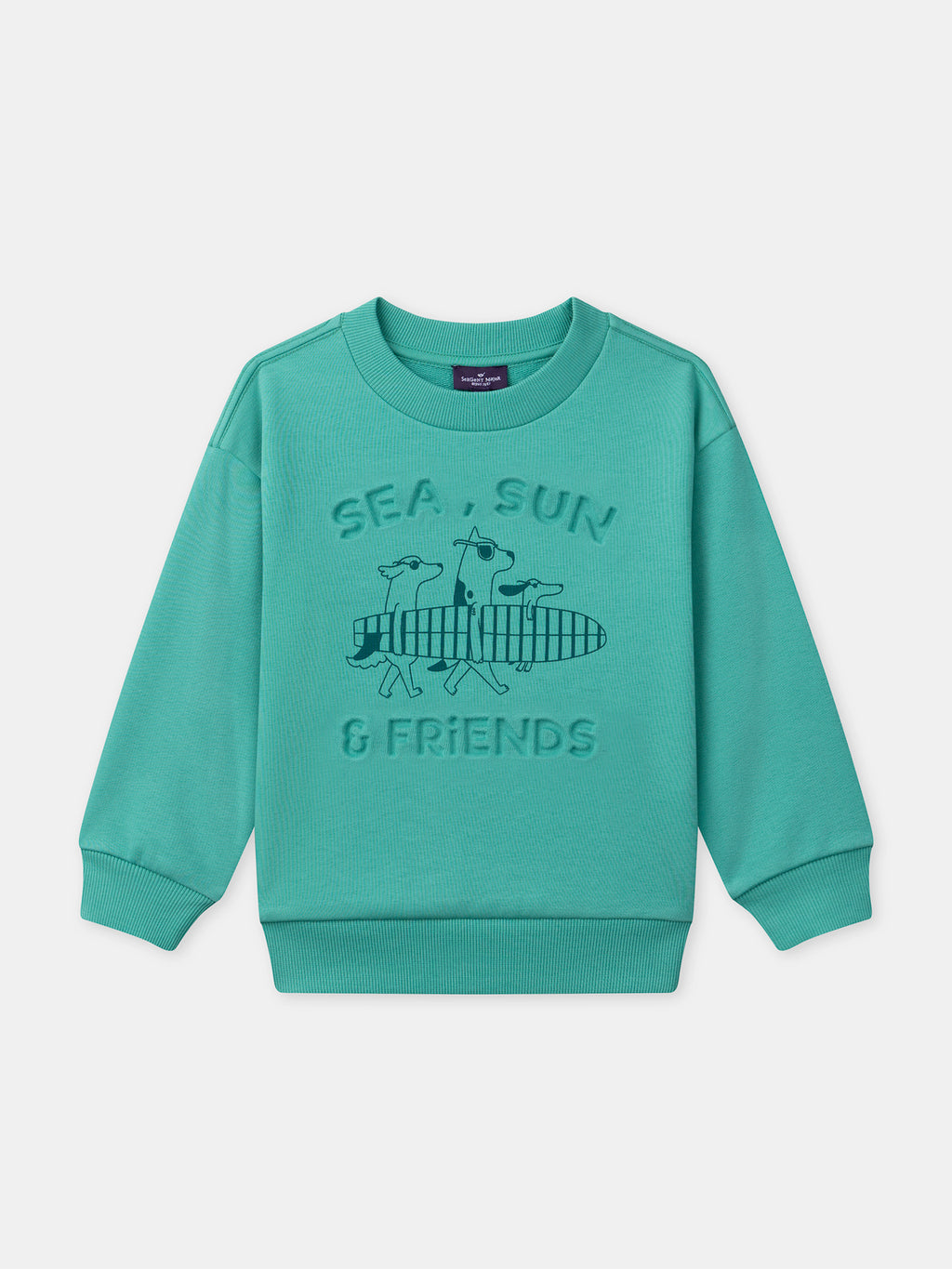 Green sweatshirt — Boy