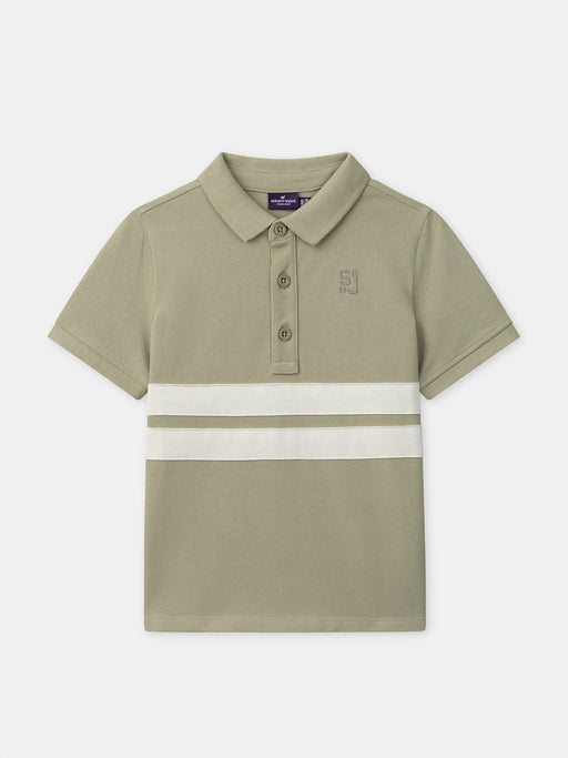 Ecru polo shirt — Boy