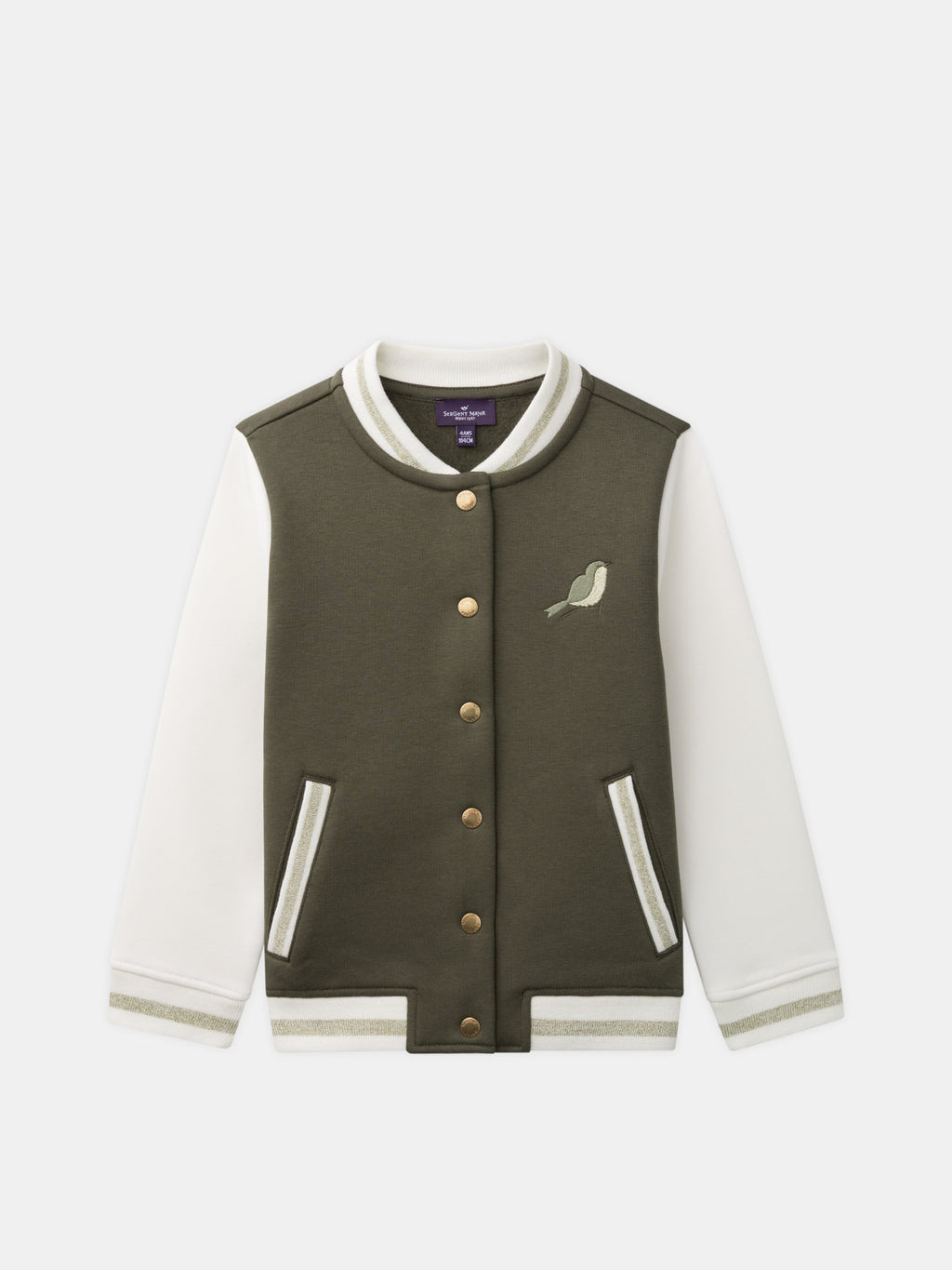 Khaki teddy jacket — Girl