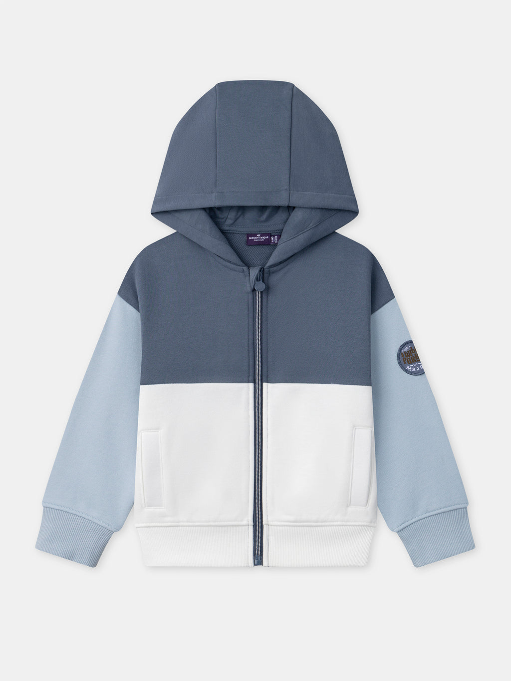 Blue hooded cardigan — Boy