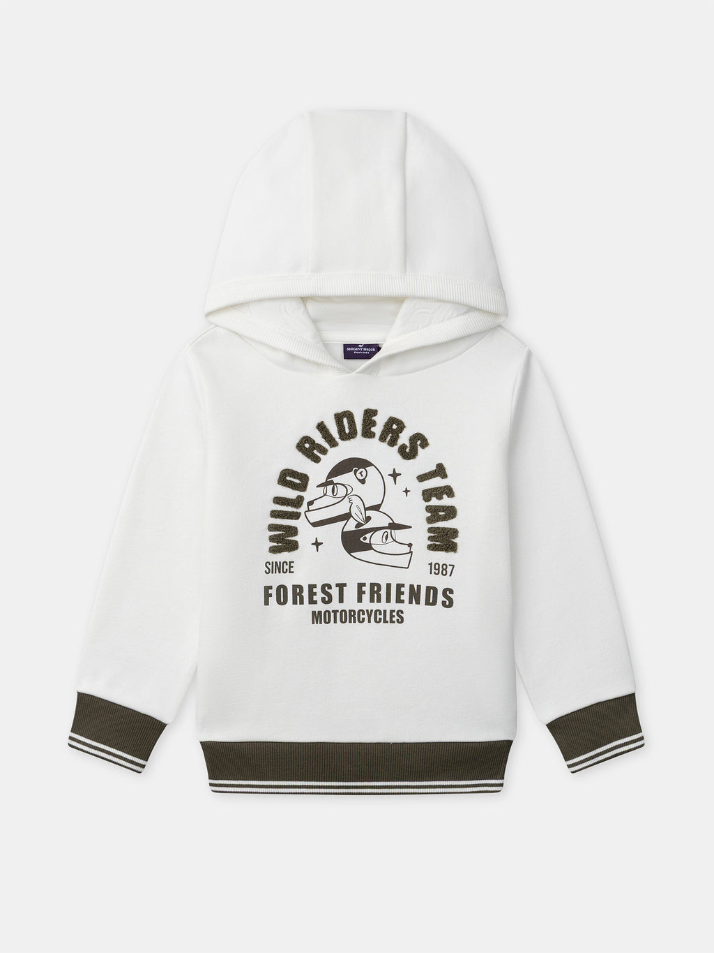 Ecru hooded sweatshirt — Boy
