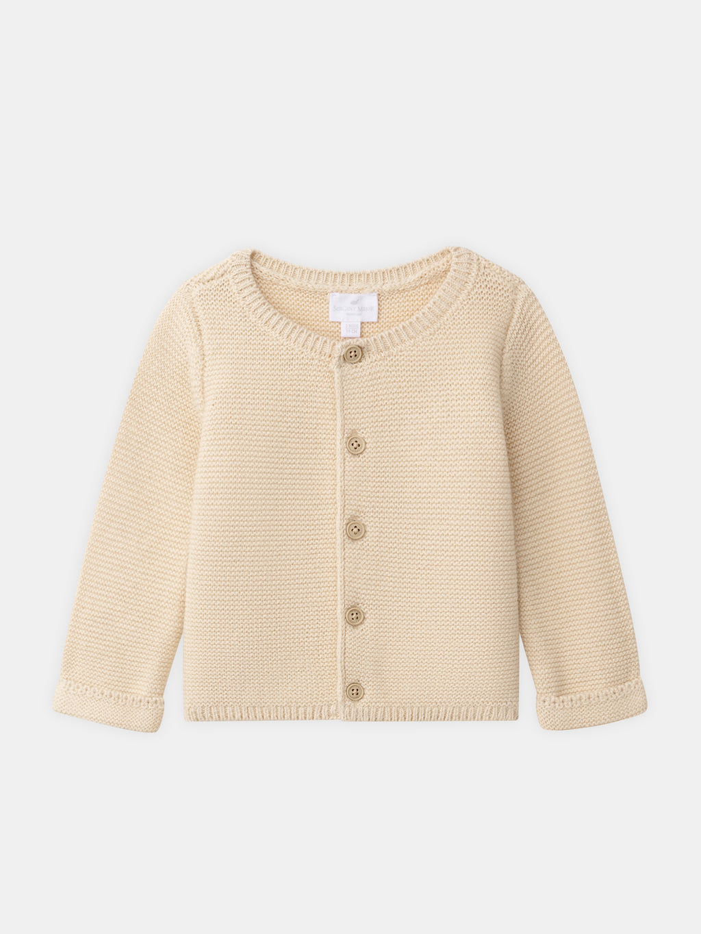 Yellow knitted cardigan — Newborn